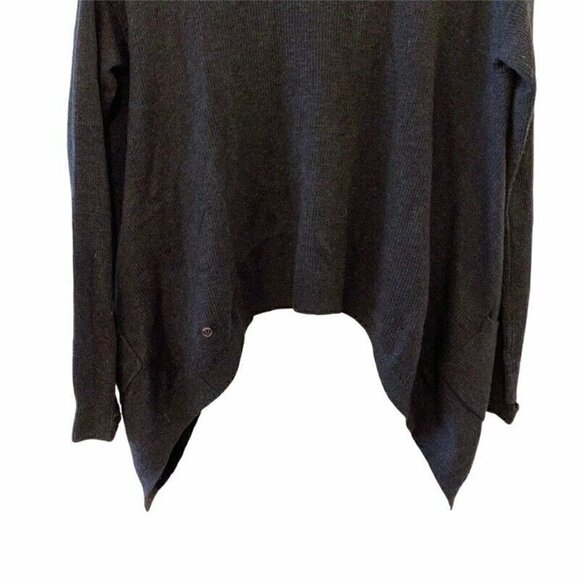 Lululemon open Cardigan Sweater Gray Cashmere 6 - Picture 7 of 9